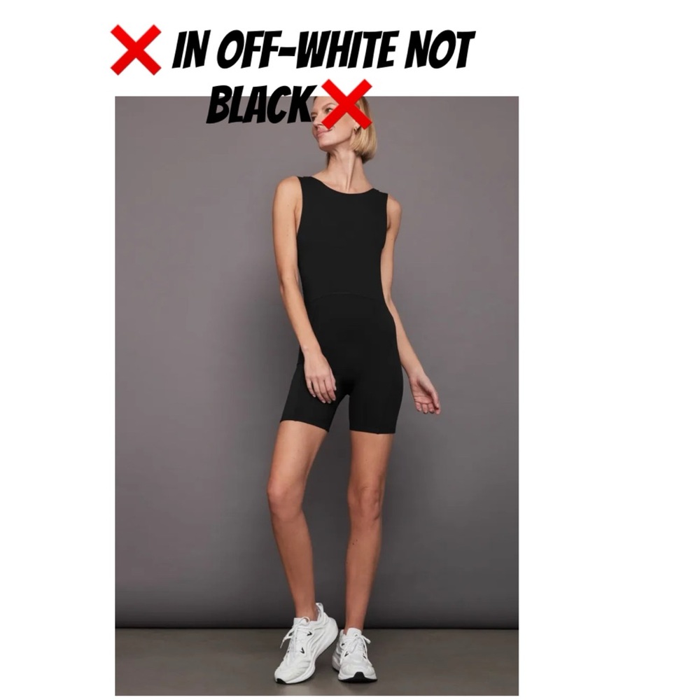 BANDIER Calla Cutout Playsuit in OFF WHITE size large new with tags.